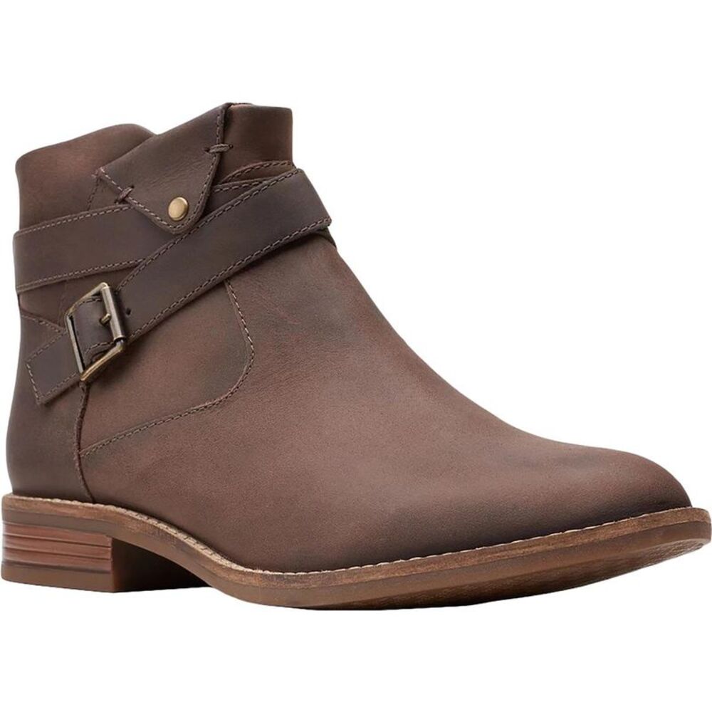 Brown Leather Ankle Boots